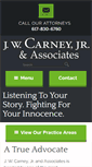 Mobile Screenshot of carneydefense.com