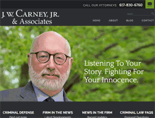 Tablet Screenshot of carneydefense.com